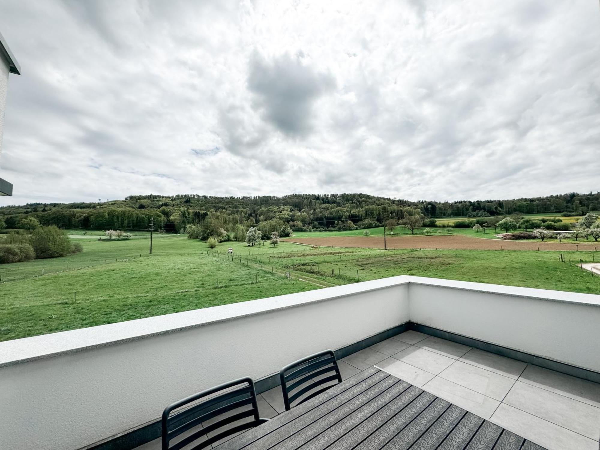 Wunderschoene Helle Wohnung Mit Grosser Dachterrasse ゴットマーディンゲン エクステリア 写真